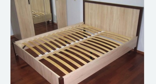 Сборка двухспальной кровати. Павелецкая