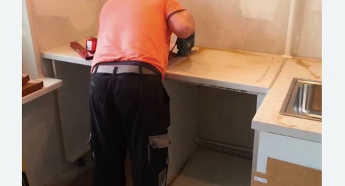 Сборка кухонного гарнитура. Павелецкая